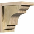 thumbnail image 1 of 6"W x 10"D x 10"H New Brighton Rough Sawn Corbel w/Backplate, Douglas Fir, 1 of 9