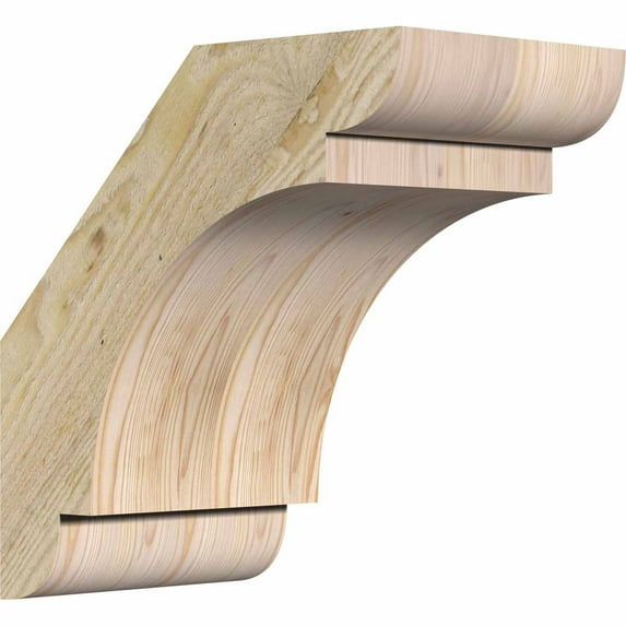 6"W x 10"D x 10"H Olympic Rough Sawn Brace, Douglas Fir