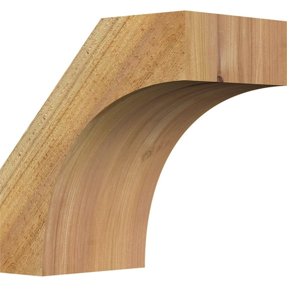 6"W x 10"D x 10"H Westlake Rough Sawn Brace, Western Red Cedar