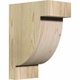 thumbnail image 1 of 6"W x 10"D x 14"H Alpine Rough Sawn Corbel, Douglas Fir, 1 of 9