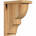 thumbnail image 1 of 6"W x 10"D x 14"H Ridgewood Rough Sawn Corbel w/Backplate, Western Red Cedar, 1 of 9