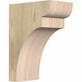 thumbnail image 1 of 6"W x 10"D x 14"H Yorktown Rough Sawn Corbel, Douglas Fir, 1 of 9