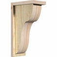 thumbnail image 1 of 6"W x 10"D x 18"H Carmel Rough Sawn Corbel w/Backplate, Douglas Fir, 1 of 9