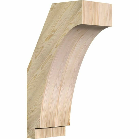 6"W x 10"D x 18"H Imperial Rough Sawn Brace, Douglas Fir
