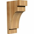 thumbnail image 1 of 6"W x 10"D x 18"H Mediterranean Rough Sawn Corbel, Western Red Cedar, 1 of 9