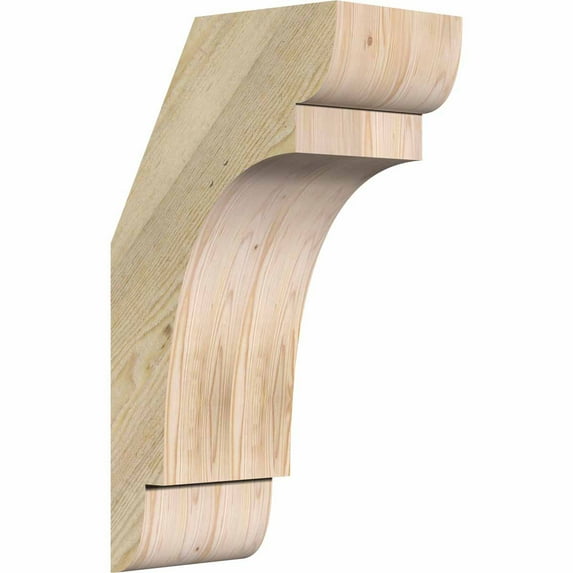 6"W x 10"D x 18"H Olympic Rough Sawn Brace, Douglas Fir