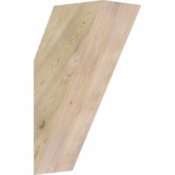 6"W x 10"D x 18"H Traditional Rough Sawn Brace, Douglas Fir