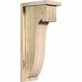 thumbnail image 1 of 6"W x 10"D x 22"H Del Monte Rough Sawn Corbel w/Backplate, Douglas Fir, 1 of 9