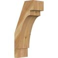 thumbnail image 1 of 6"W x 10"D x 22"H Merced Rough Sawn Knee Brace, Western Red Cedar, 1 of 4