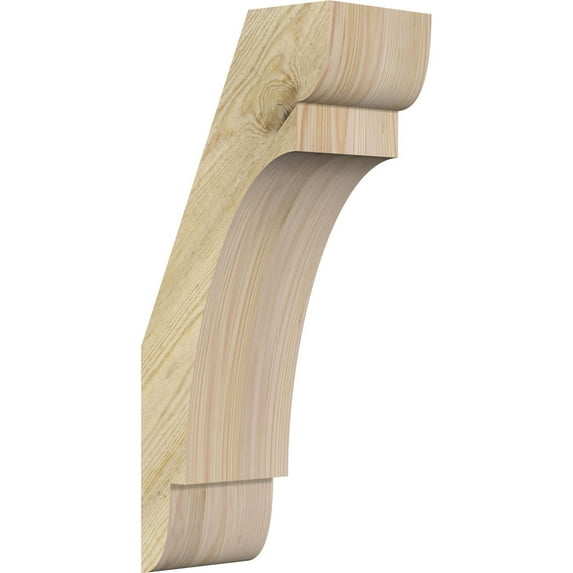 6"W x 10"D x 22"H Olympic Rough Sawn Knee Brace, Douglas Fir