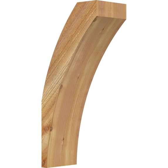 6"W x 10"D x 22"H Thorton Rough Sawn Knee Brace, Western Red Cedar