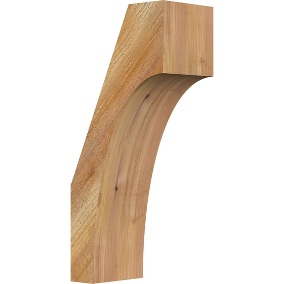 6"W x 10"D x 22"H Westlake Rough Sawn Knee Brace, Western Red Cedar