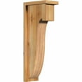 thumbnail image 1 of 6"W x 10"D x 26"H Del Monte Rough Sawn Corbel w/Backplate, Western Red Cedar, 1 of 9