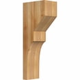thumbnail image 1 of 6"W x 10"D x 26"H Monterey Rough Sawn Corbel, Western Red Cedar, 1 of 9