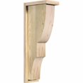 thumbnail image 1 of 6"W x 10"D x 26"H Ridgewood Rough Sawn Corbel w/Backplate, Douglas Fir, 1 of 9