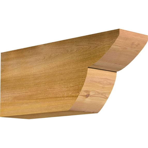 6"W x 10"H x 24"L Crestline Rough Sawn Rafter Tail, Western Red Cedar