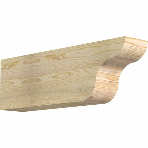6"W x 10"H x 32"L Carmel Rough Sawn Rafter Tail, Douglas Fir