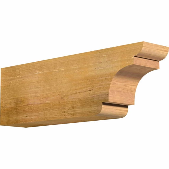 6"W x 10"H x 32"L New Brighton Rough Sawn Rafter Tail, Western Red Cedar