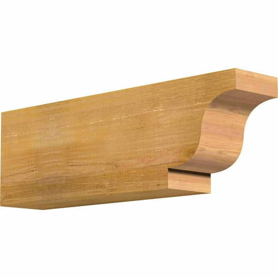 6"W x 10"H x 32"L Newport Rough Sawn Rafter Tail, Western Red Cedar