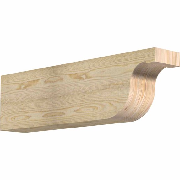 6"W x 10"H x 36"L Del Monte Rough Sawn Rafter Tail, Douglas Fir