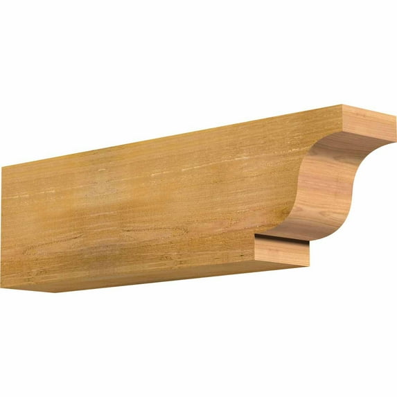 6"W x 10"H x 36"L Newport Rough Sawn Rafter Tail, Western Red Cedar