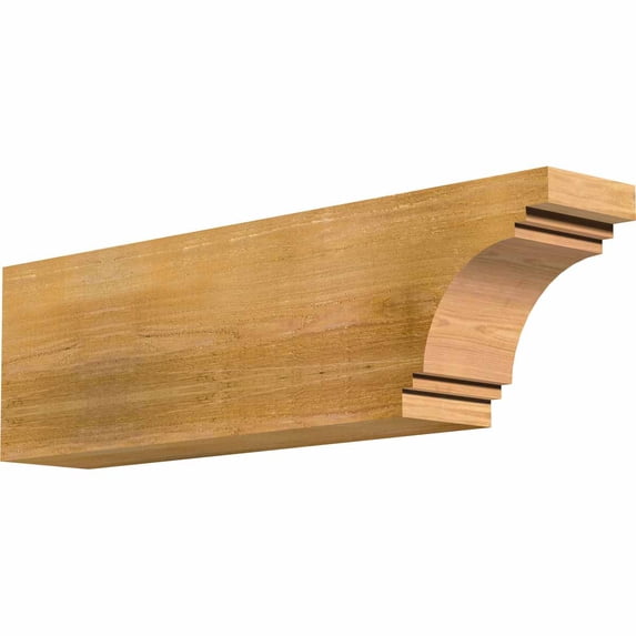 6"W x 10"H x 36"L Pescadero Rough Sawn Rafter Tail, Western Red Cedar