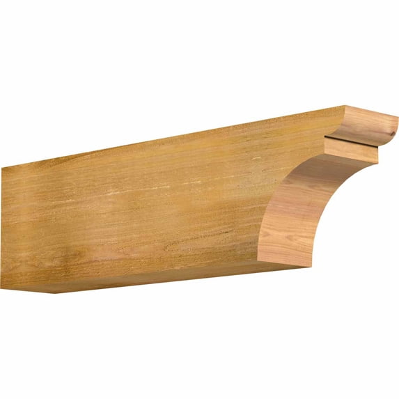 6"W x 10"H x 36"L Yorktown Rough Sawn Rafter Tail, Western Red Cedar