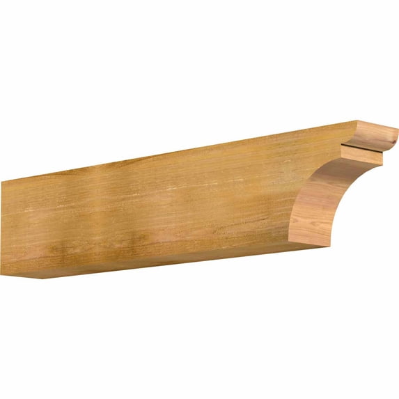 6"W x 10"H x 48"L Yorktown Rough Sawn Rafter Tail, Western Red Cedar
