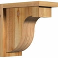 thumbnail image 1 of 6"W x 12"D x 12"H Del Monte Rough Sawn Corbel w/Backplate, Western Red Cedar, 1 of 9
