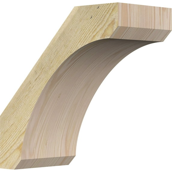 6"W x 12"D x 12"H Legacy Rough Sawn Knee Brace, Douglas Fir
