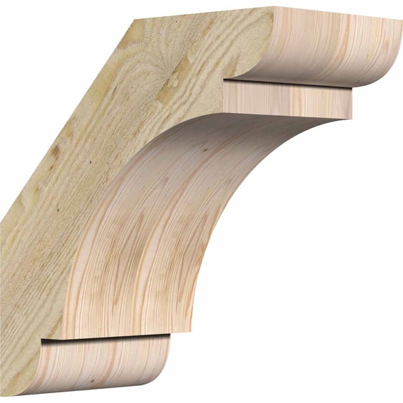 6"W x 12"D x 12"H Olympic Rough Sawn Brace, Douglas Fir