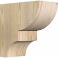 thumbnail image 1 of 6"W x 12"D x 12"H Ridgewood Rough Sawn Corbel, Douglas Fir, 1 of 9