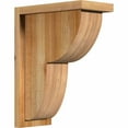 thumbnail image 1 of 6"W x 12"D x 16"H Crestline Rough Sawn Corbel w/Backplate, Western Red Cedar, 1 of 9