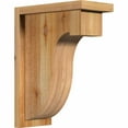 thumbnail image 1 of 6"W x 12"D x 16"H Del Monte Rough Sawn Corbel w/Backplate, Western Red Cedar, 1 of 9
