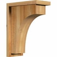 thumbnail image 1 of 6"W x 12"D x 16"H Huntington Rough Sawn Corbel w/Backplate, Western Red Cedar, 1 of 9