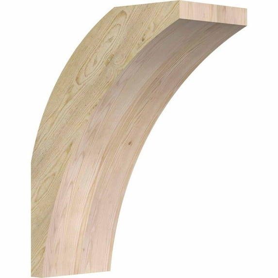 6"W x 12"D x 16"H Thorton Rough Sawn Brace, Douglas Fir