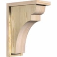 thumbnail image 1 of 6"W x 12"D x 16"H Yorktown Rough Sawn Corbel w/Backplate, Douglas Fir, 1 of 9