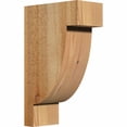 thumbnail image 1 of 6"W x 12"D x 20"H Alpine Rough Sawn Corbel, Western Red Cedar, 1 of 9