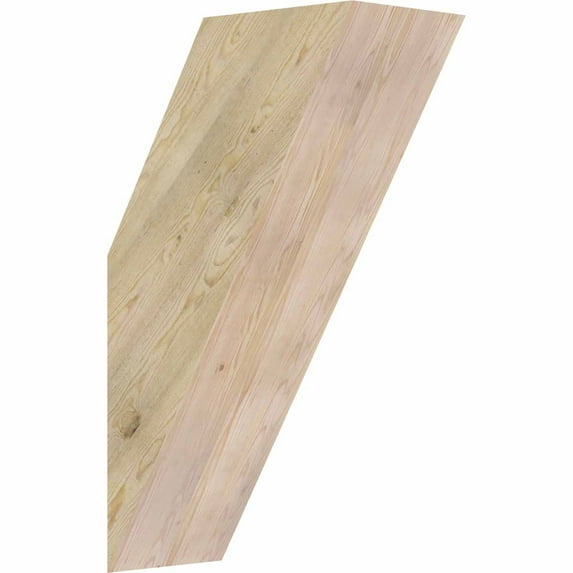 6"W x 12"D x 20"H Traditional Rough Sawn Brace, Douglas Fir