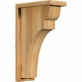thumbnail image 1 of 6"W x 12"D x 20"H Yorktown Rough Sawn Corbel w/Backplate, Western Red Cedar, 1 of 9