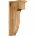 thumbnail image 1 of 6"W x 12"D x 24"H Del Monte Rough Sawn Corbel w/Backplate, Western Red Cedar, 1 of 9