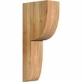 thumbnail image 1 of 6"W x 12"D x 28"H Crestline Rough Sawn Corbel, Western Red Cedar, 1 of 9