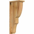 thumbnail image 1 of 6"W x 12"D x 28"H Ridgewood Rough Sawn Corbel w/Backplate, Western Red Cedar, 1 of 9