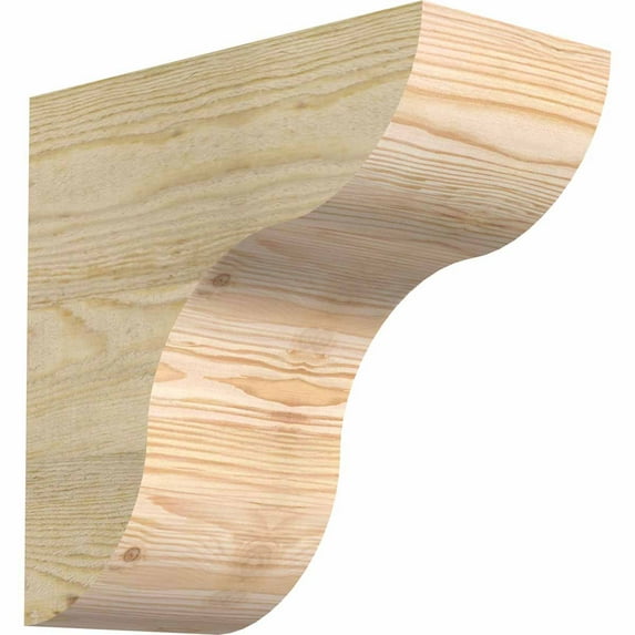 6"W x 12"H x 12"L Carmel Rough Sawn Rafter Tail, Douglas Fir