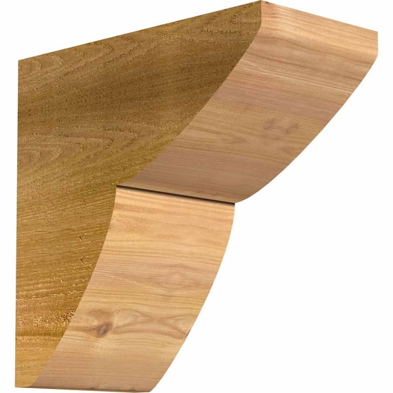 6"W x 12"H x 12"L Crestline Rough Sawn Rafter Tail, Western Red Cedar