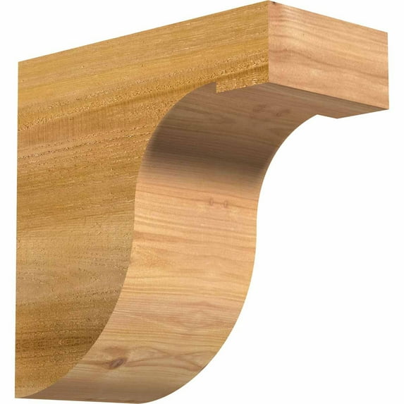 6"W x 12"H x 12"L Del Monte Rough Sawn Rafter Tail, Western Red Cedar