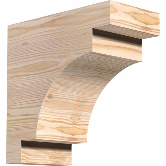 6"W x 12"H x 12"L Mediterranean Rough Sawn Rafter Tail, Douglas Fir
