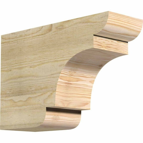 6"W x 12"H x 18"L New Brighton Rough Sawn Rafter Tail, Douglas Fir