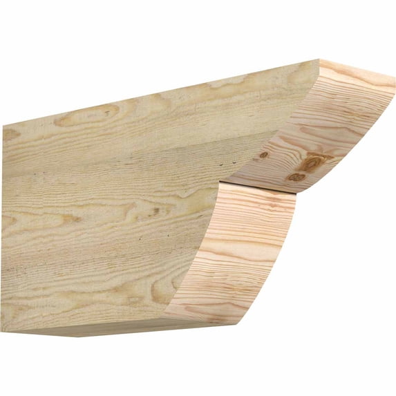 6"W x 12"H x 24"L Crestline Rough Sawn Rafter Tail, Douglas Fir