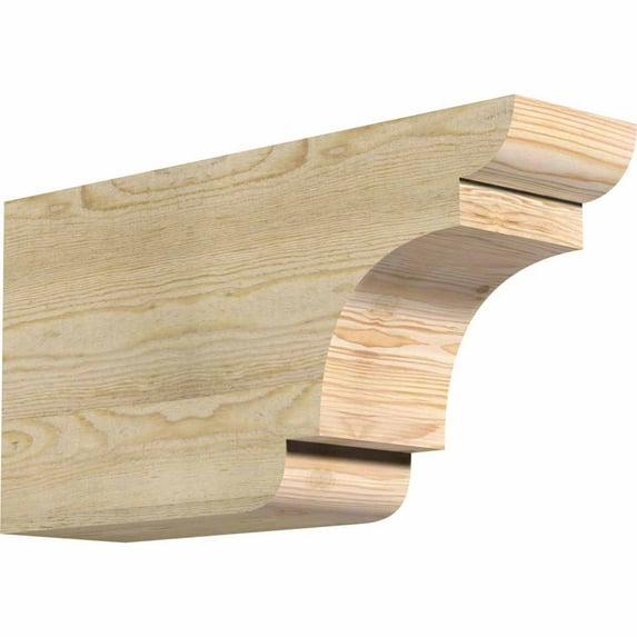 6"W x 12"H x 24"L New Brighton Rough Sawn Rafter Tail, Douglas Fir